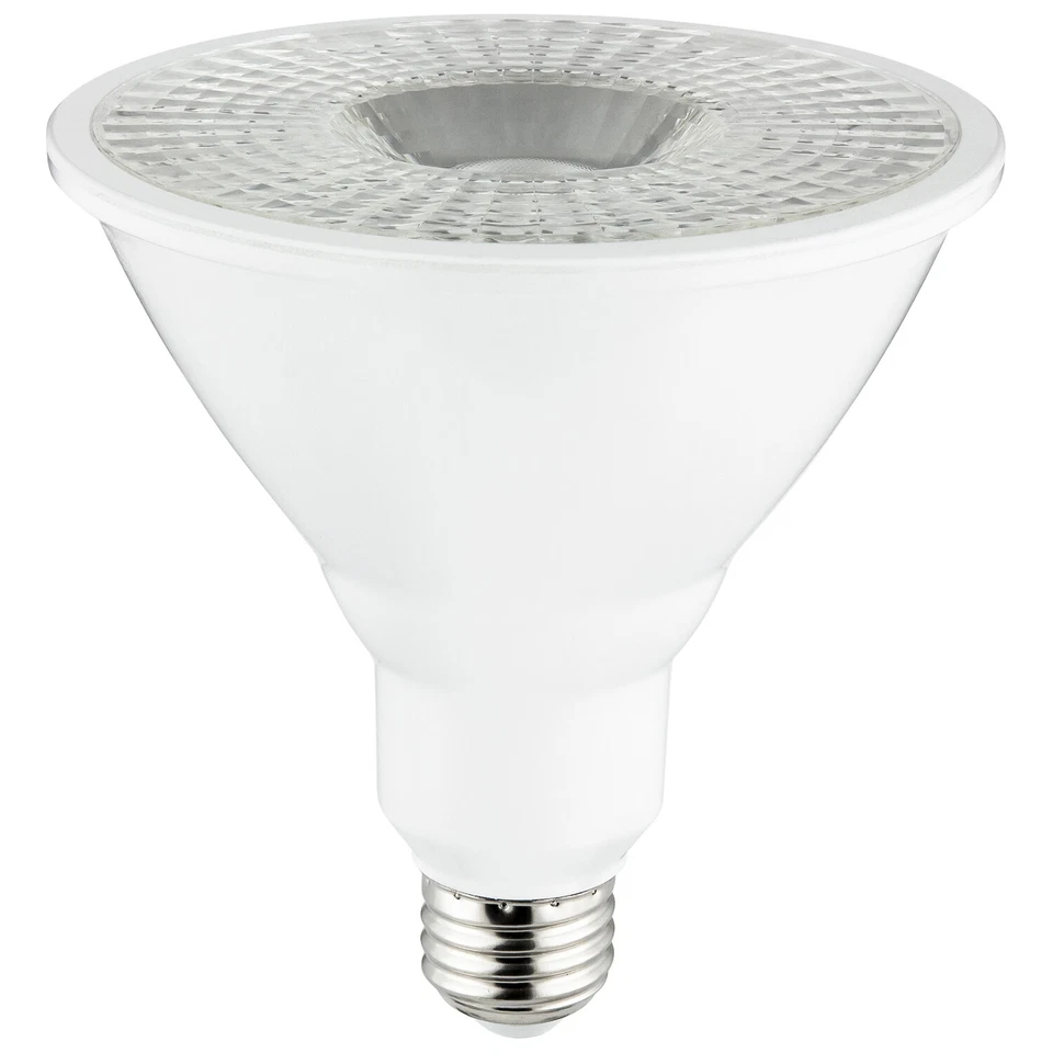 Sunlite PAR38 Long Neck Spotlight Bulb 15W E26 Base 40° 6500K Daylight - 6 Pack - Image 2 of 2