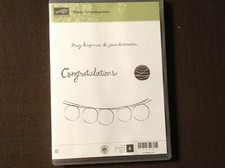 Stampin' Up Happy Congratulations stamp set