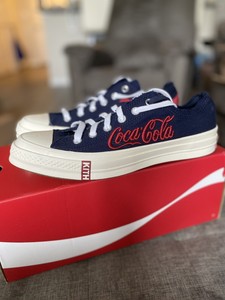 coca cola converse blue
