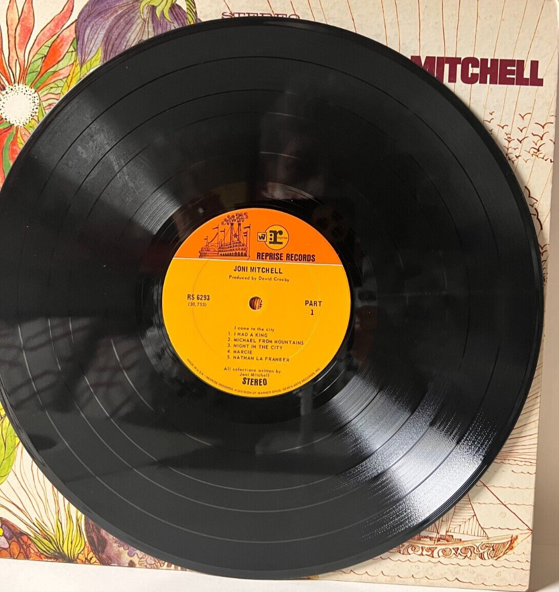 米、欧LP Joni Mitchell Song To A Seagull R16293 Reprise Records /00260 LP JONI MITCHELL Song To A Seagull R16293 Reprise Reco USA