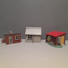 Tiny Sheds Sheds Sheds Miniature Man Caves Curiosity Vintage 80s Plastic Kitsch 