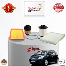 KIT TAGLIANDO 4 FILTRI OPEL MERIVA B 1.7 CDTI 81KW 110CV DAL 2011 -> 2012