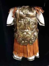 18 Guage Steel Medieval Gladiator Armor Roman Cuirass Reenactment Breastplate