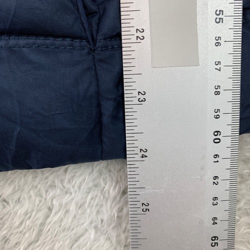 Tommy Hilfiger giacca blu full zip puffer taglia donna small S - Foto 15 di 16