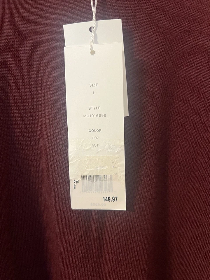 Suéter Vince rojo borgoña para hombre Foto 2 de 4