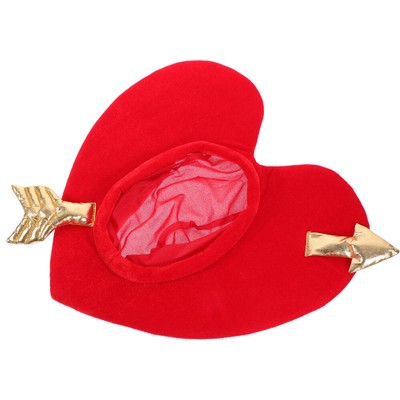  Amor-Kostüm Amorhut Herzform Accessoire Für Maskenball Liebhaber