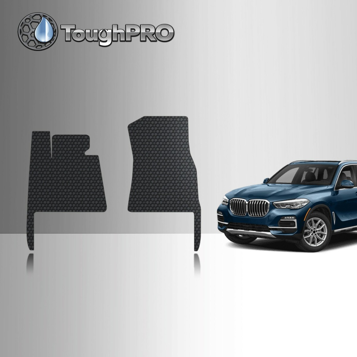 ToughPRO All-Weather Black Floor Mats – Custom Fit For BMW X5 2019-2025, Full Set Front/Rear/Trunk