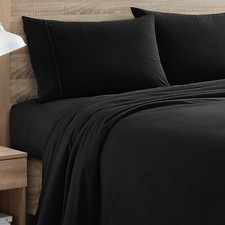 Flannel Sheets Warm and Cozy Deep Pocket Breathable All Season Bedding Set wi...