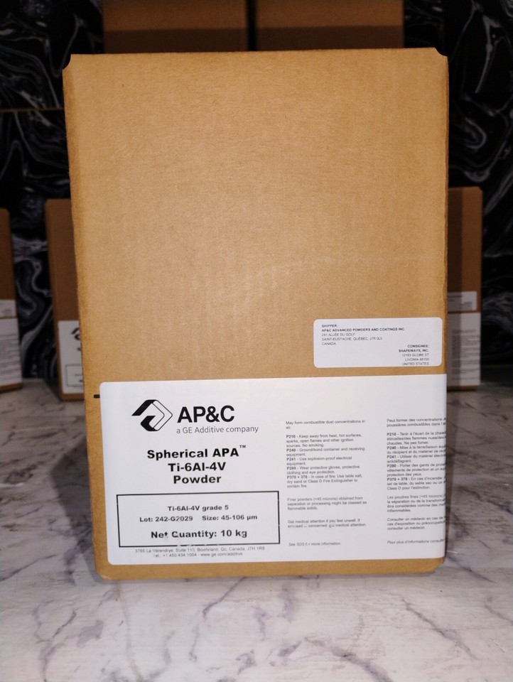 Ti-6Al-4V TC4 Ti64 AP&C powder L-PBF 100kg 3D Powder 45-106 μm 3D Metal ...