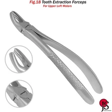Upper Molar Left Tooth Extraction Forceps Fig 18 Dental Surgical Instruments