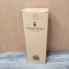 Singing Machine Wired Microphone for Karaoke Unidirectional Dynamic Black