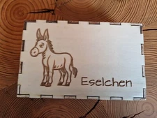 Eselchen das Original, das Eselspiel mit 121 Spielsteinen in schicker Holzbox