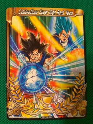2019 Dragon Ball Super Celebrations Super High Rank Team Merit Card Top 16