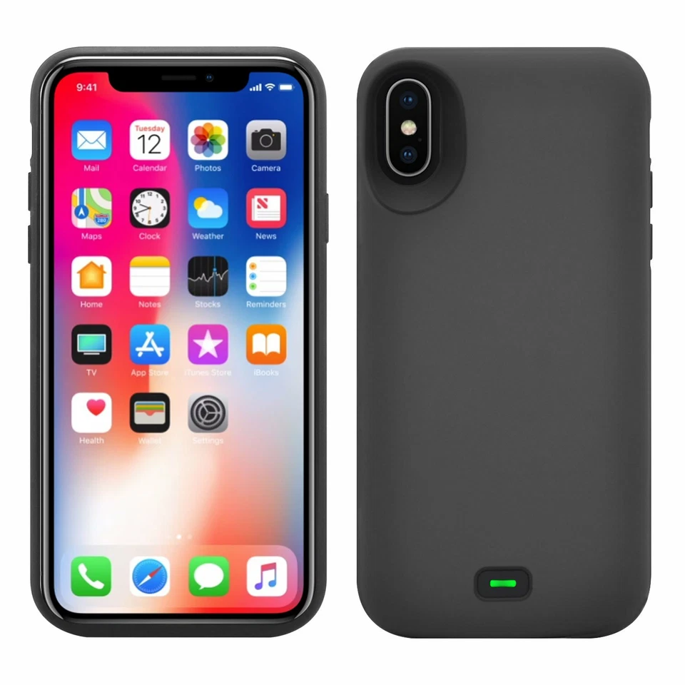 Funda de alimentación externa recargable iPhone X, XS para Apple iPhone X, XS Foto 3 de 4