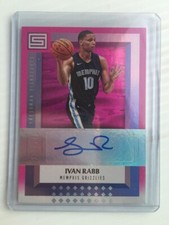2017-18 PANINI STATUS AUTO AUTOGRAPH IVAN RABB ROOKIE CARD #127/149