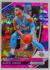 Markus Howard RC 2020-21 Prizm Draft Picks Pink Cracked Ice Rookie Card #40 DEN