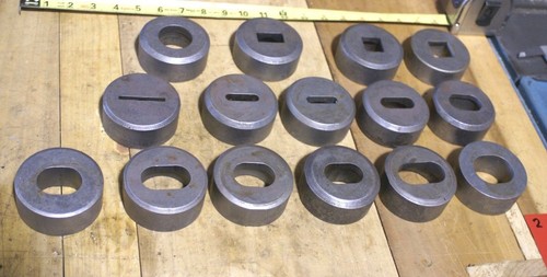 Cleveland Steel Roper Whitney Tool 3" OD  Punch Die you pick round oval