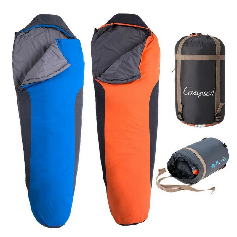 Campsod Mummy Sleeping Bag - High Quality - Water-Resistant - Lightweight