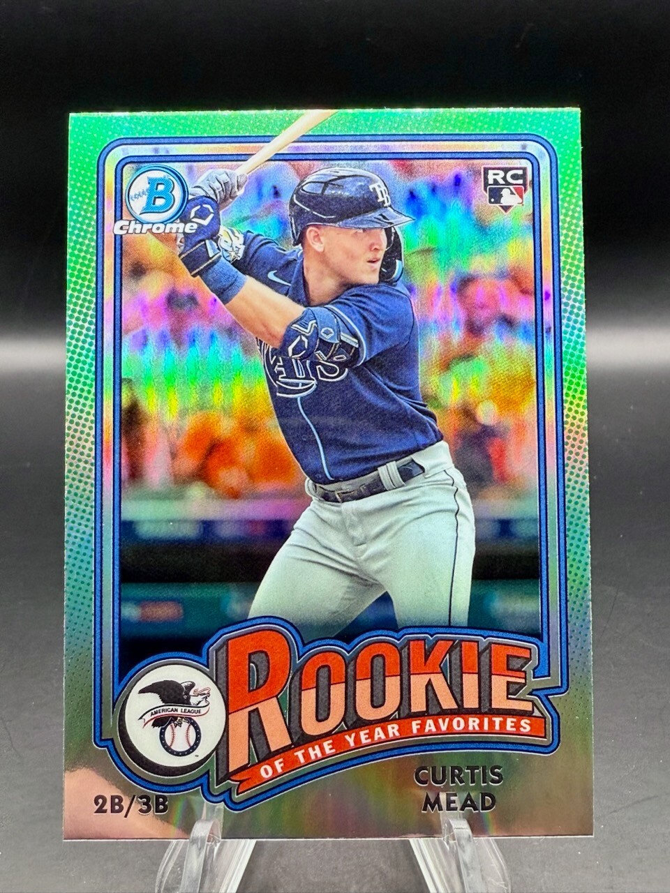 2024 Bowman Chrome - Curtis Mead ROTY Favorites Refractor (RC) #ROY-10
