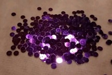 Pailletten Lila 10g.  8 mm.  zum N&auml;hen Verzieren Basteln DIY Acryl