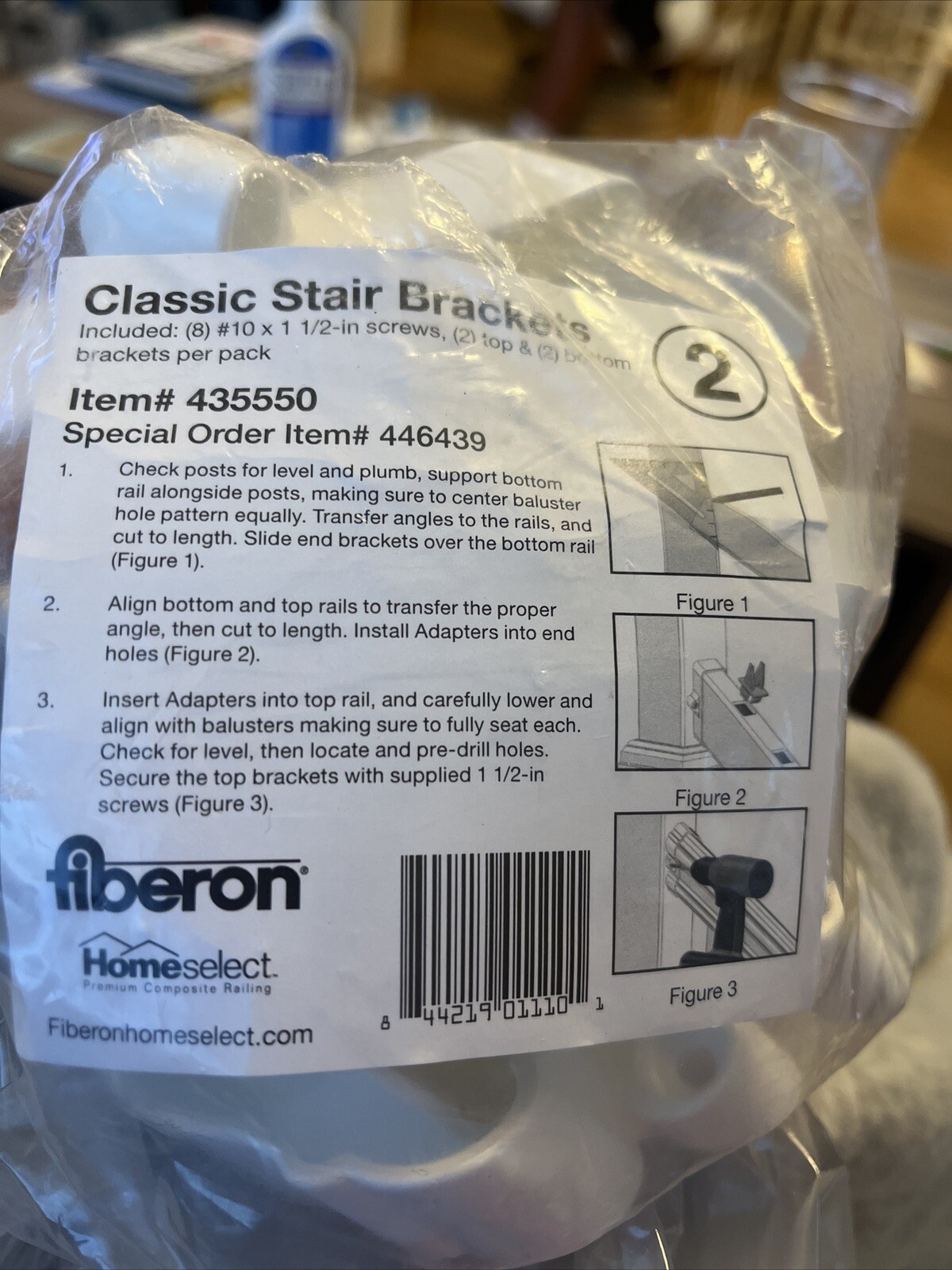 3 pack of Fiberon classic stair brackets eBay