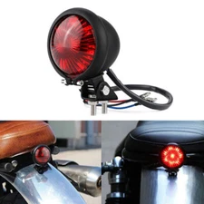 1Pcs Motorcycle LED Rear Stop Brake Tail Light For Harley Racer Bobber Chopper