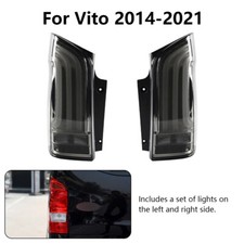 Paar LED Rückleuchten Bremsleuchten für Mercedes Benz Vito W447 RAUCHSCHWARZ