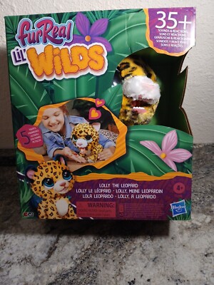 Hasbro FurReal Lil  Wilds Lolly The Leopard Interactive Plush Electronic Pet Toy