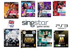 PS3 Singstar Games Series - Region Free - Dance Pop Guitar Motown Queen etc