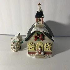 Porcelain Collectable Village Church From Rite Aid