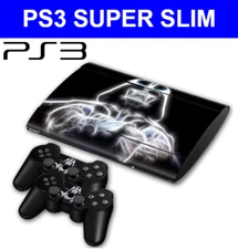 Sticker Skin for PS3 SUPER SLIM EDITION Wrap Vinyl + Controller