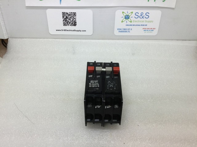 Bryant BQ 240 2120 BRD 20 40 Amp 120/240 Volt 1 Pole Circuit Breaker