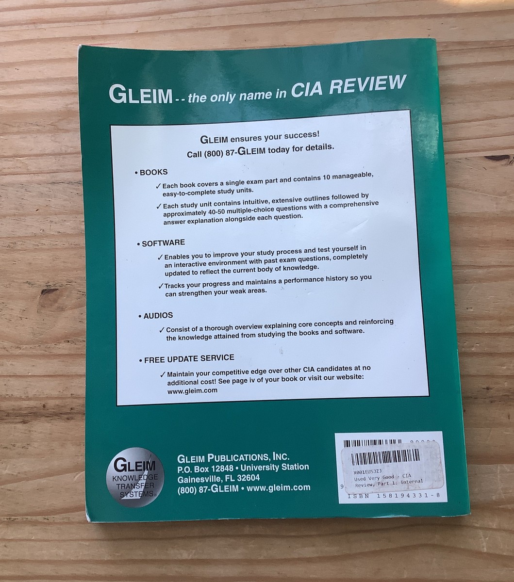 Gleim's CIA Review Part 1 Internal Audit Role Governance Risk