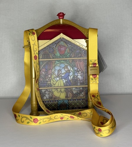 Tokyo Disneyland BEAUTY AND THE BEAST POPCORN BUCKET with LIGHT RARE VGC!