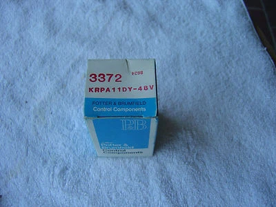 NIB Potter & Brumfield 48VDC Relay KRPA11DY