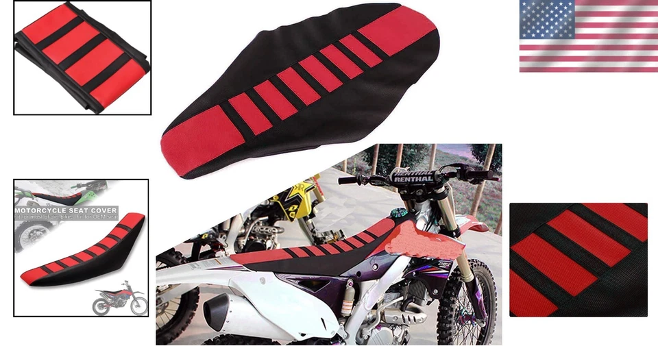 Universal Gripper Soft Rubber Motorcycle Seat Cover - Fits CR85 CR125 CR250 Foto 2 de 4