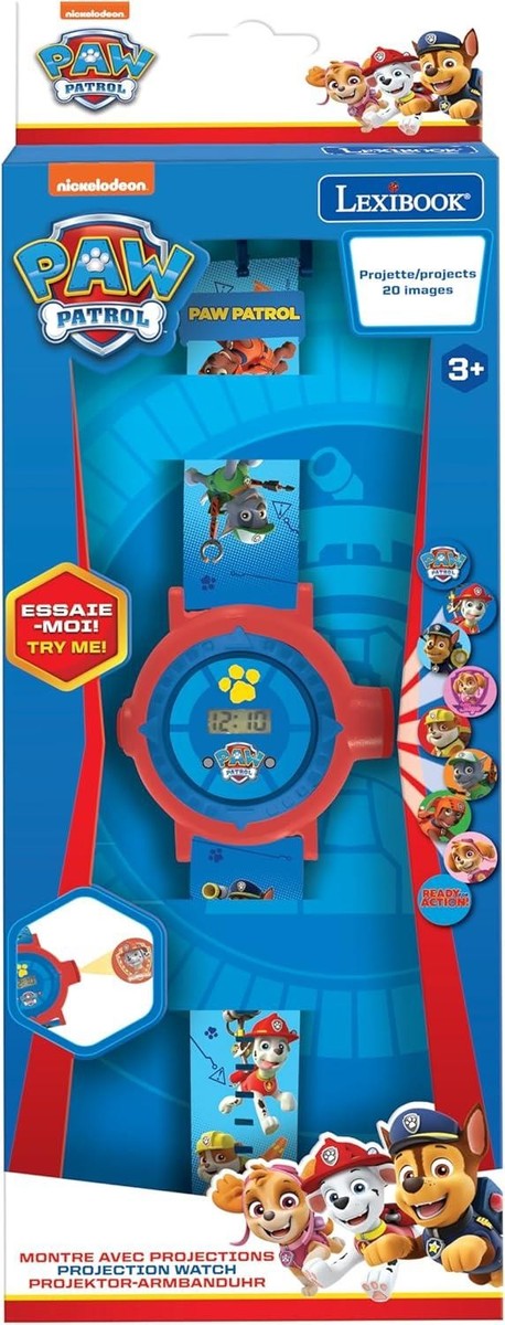 Lexibook Paw Patrol Children's Projection Watch with 20 Images