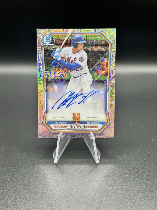 2026 Bowman Chrome Baseball - Mitch Voit Mojo Refractor Auto #BMA-MV Mets