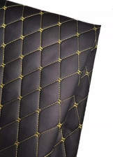 Faux Leather Fabric Foam Quilted Vinyl Diamond Pattern Foam Backed For Cars Seat Faux Leather Fabric Foam Quilted Vinyl Diamond Pattern Foam Backed For Cars Seat