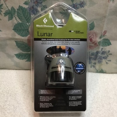 BLACK Diamond Lunar Storm Proof Headlamp Xenon 3-AA Battery Powered New Sealed