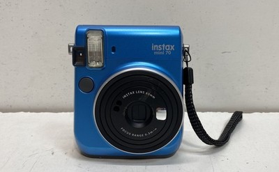 Fujifilm Instax Mini 70 Instant Film Camera Island Blue Tested Working