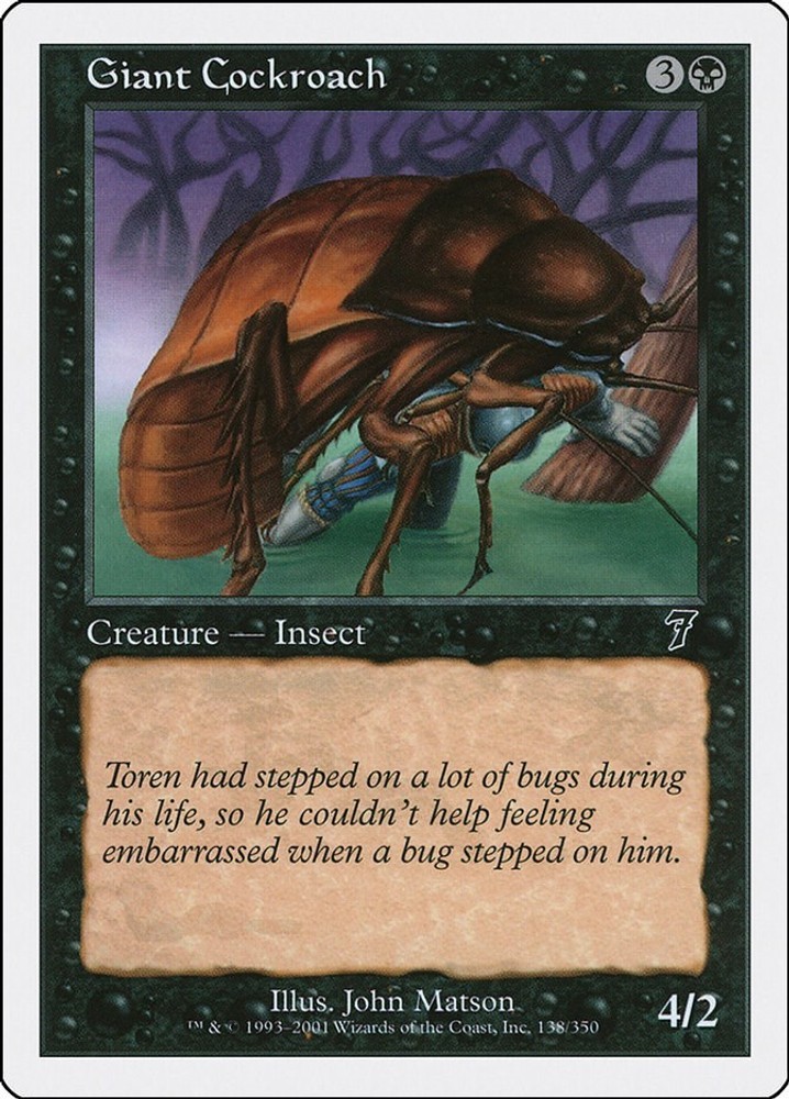 Giant Cockroach - 138 - LP - 7th Edition
