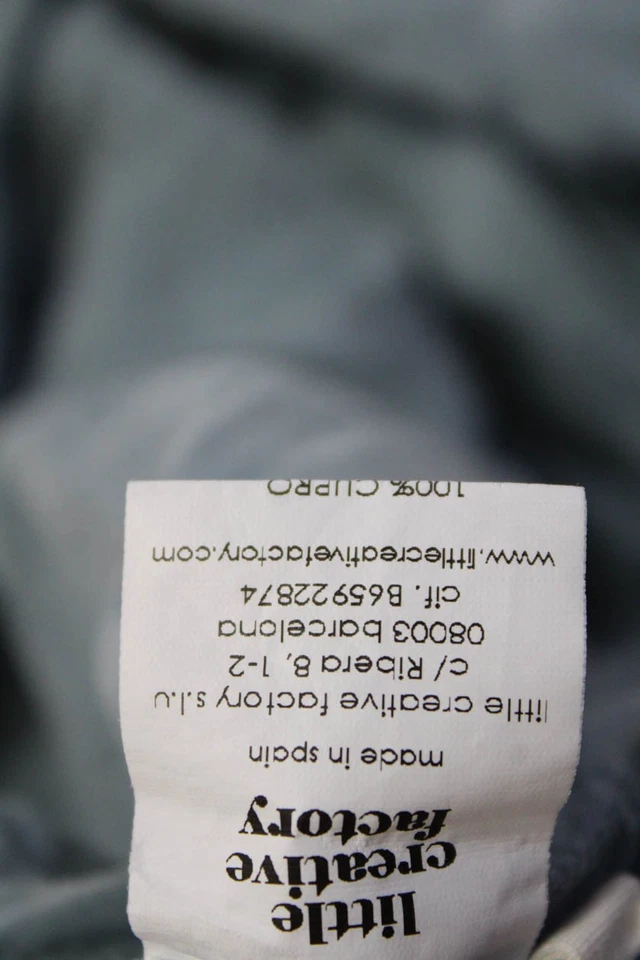 Little Creative Factory Girls Elastic Waist Striped Trim Maxi Skirt Blue Size 14 - Image 3 of 4