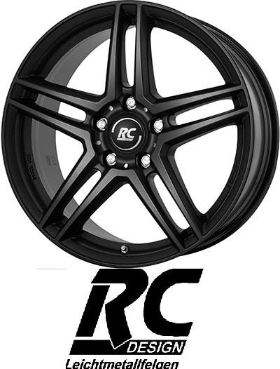 4X Rc-Design RCD17 6,5X17 5/112 ET49 Satin-Black Matt-Lackiert-image