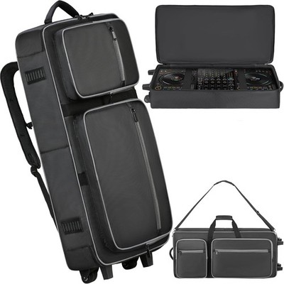 DJ Controller Case with Wheels Compatible with DDJ FLX10 / DDJ-GRV6 / 1000 / 100