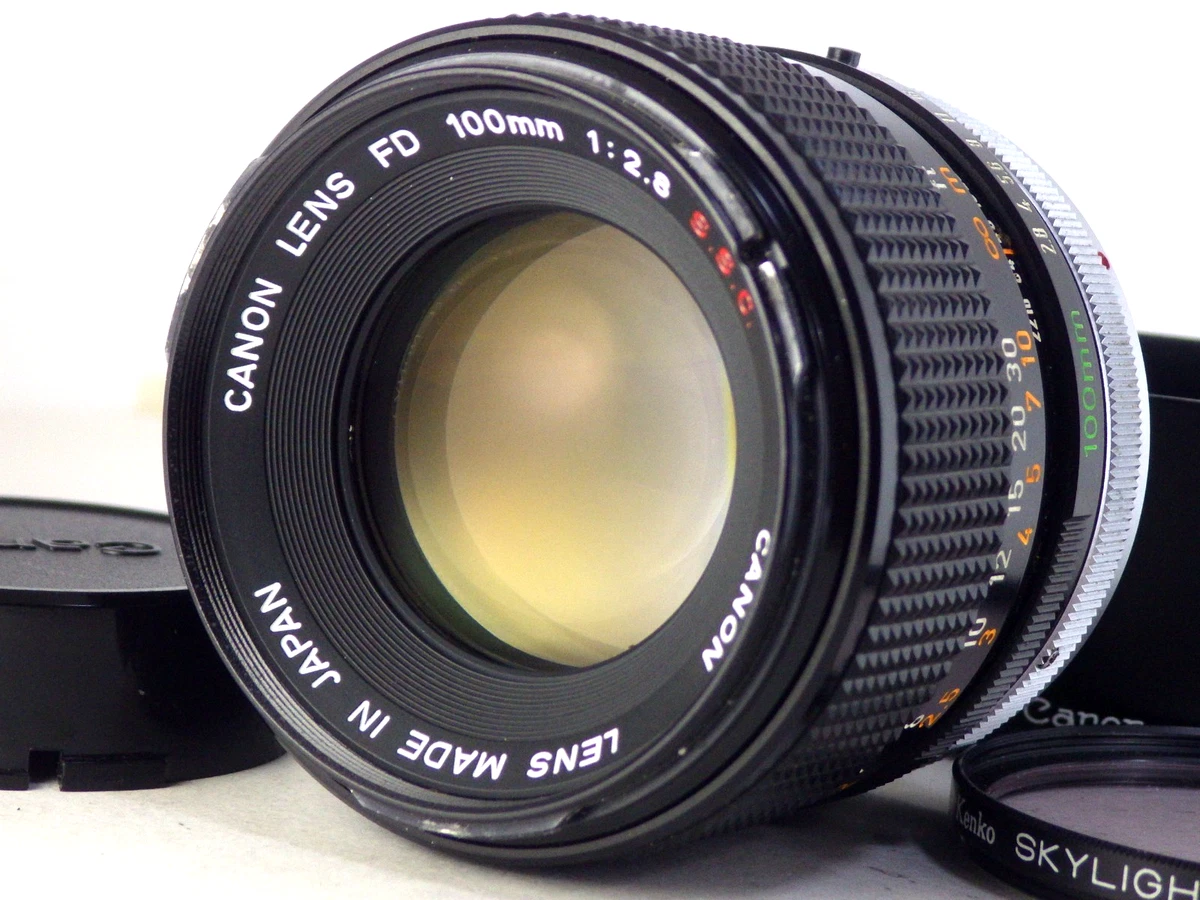 Preços baixos em Lentes de câmera Canon FD f/2.8 100mm Focal | eBay