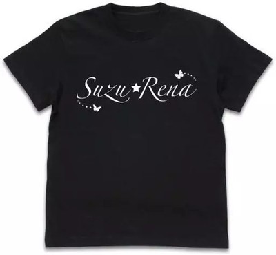 Cospa Suzu Rena T Shirt Black Selection Project Anime Tee Size S