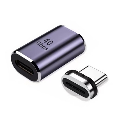 100W Magnetic USB Type-C QC4.0 Fast Charging Adapter Converter Straight rr