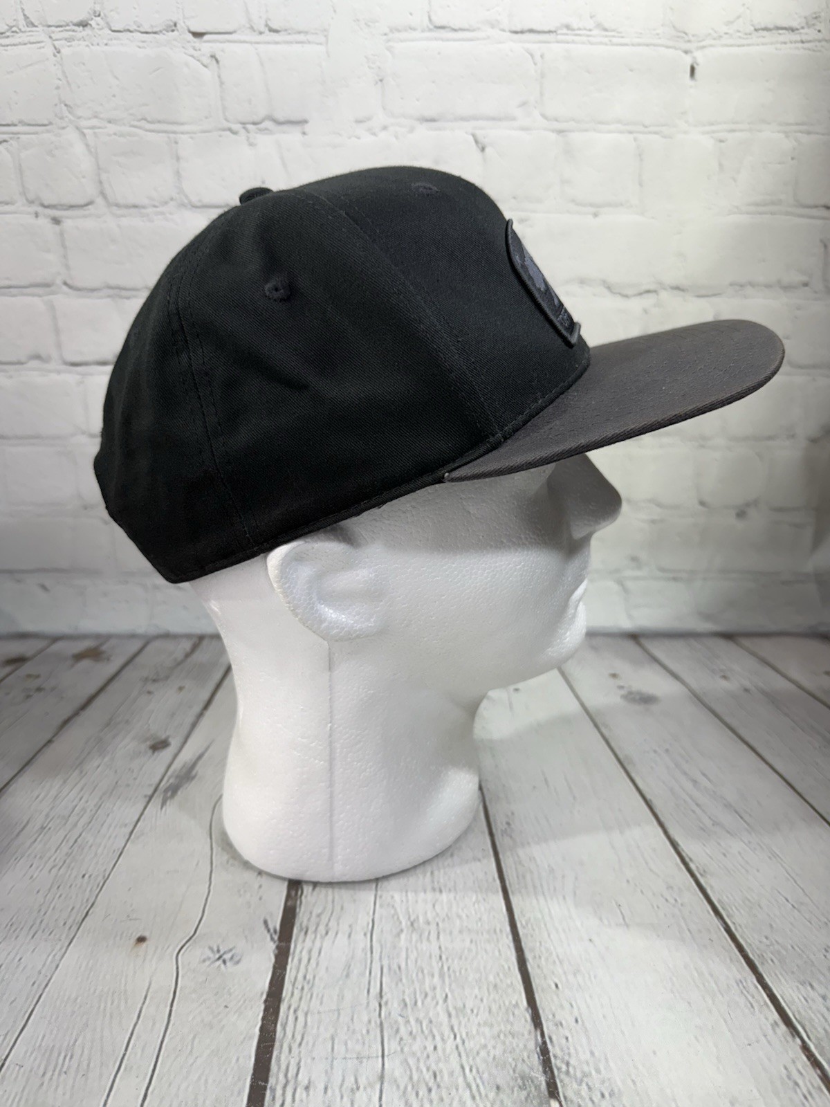 VANS Hat Snapback OTW Black Gray Patch Skateboard… - image 3