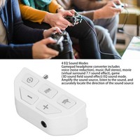 For One Controller Sound Enhancer Stereo Headphone Adapter With 4 Eq Sound